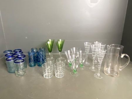 Selection of quality glassware