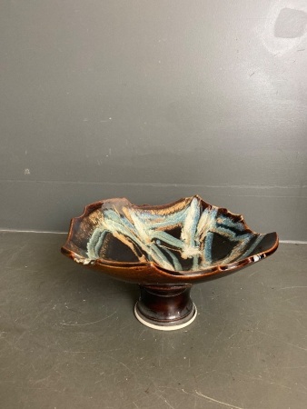 FLAXTON Pottery by Ian Reid stunning fruit / display bowl - Art