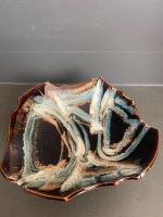 FLAXTON Pottery by Ian Reid stunning fruit / display bowl - Art - 3