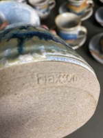 FLAXTON Pottery by Ian Reid - blue - 5