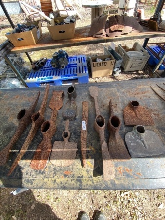 Mixed mattock heads