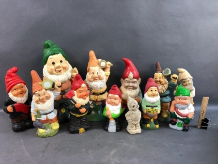 Collection of Garden Gnomes