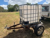 1000L IBC Pod on trailer