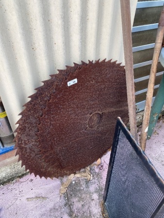 2 Large circular saw blades