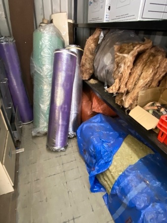 Quantity of insulation and floor covers