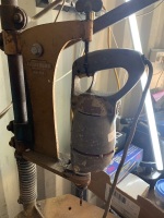 Floor standing Lightburn drill press with hand drill - 2