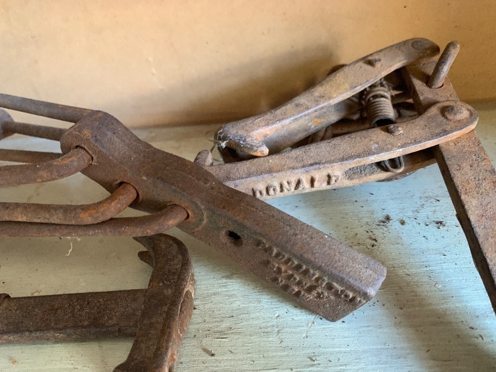 2 Vintage wire Strainers marked Paddington and Donald