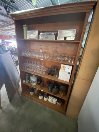 Wooden book shelf 