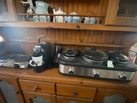 Hot plate, casserole warmer and pod coffee machine - 2