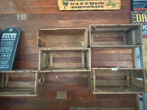 Wooden crates