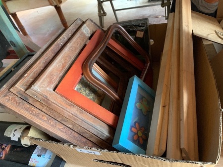 Assorted picture frames