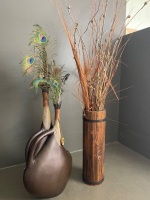 2 large vases - 2