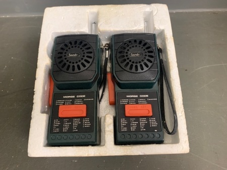 Vintage Solid State WT-808 Walkie Talkie Set - Boxed