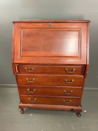 Vintage Writing Desk with Key