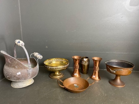 Gorgeous selection of retro copper pieces