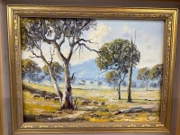 Bundarra Pastures - Oil on Board - Signed John Shields c1994 - 2