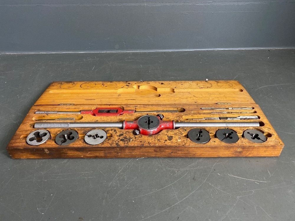 Vintage Tap & Die set made in Maryborough by Patience and Nicholson