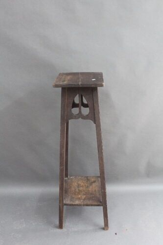 Art Nouveau Era Silky Oak Plant Stand