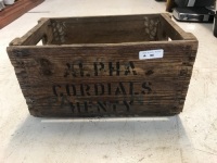 Vintage Timber Alpha Cordial Box