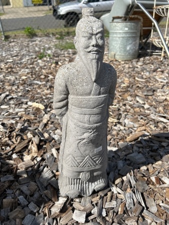 Chinese Warrior Concrete Garden Statue