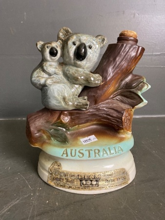 James B Beam Whiskey Koala bottle