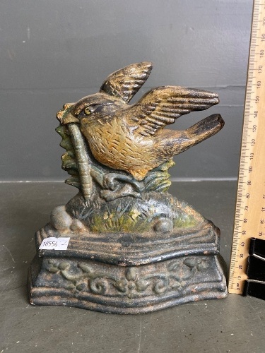 Metal bird door stop approx 200H