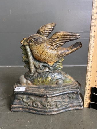 Metal bird door stop approx 200H