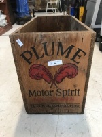 Vintage Timber Plume Motor Spirit Box - Fantastic Condition