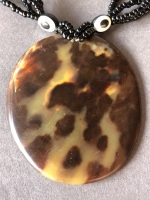 Beaded Tortoiseshell Necklace - 2