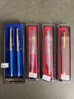 5 Ball Point Pens in Cases - 2