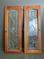 Leadlight cupboard doors