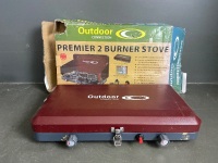 Outdoor Connection premier 2 burner stove - new