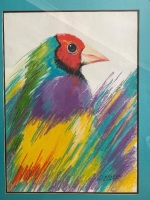 Gouldian Finch by Di Skelly Hevan for The Rare Species Protective Fund Collection - 3