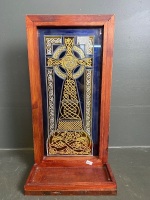 Stained Glass Celtic Cross