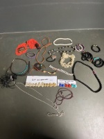 Selection of costume jewellery