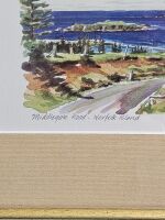 Middlegate Road, Norfolk Island Watercolour 216/500 & Kingston Pier Watercolour Painting by Tracey Yager - 2