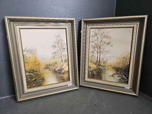 2 x Terry Petersen Oil Paintings