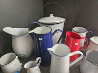 Large lot of enamel ware - 4