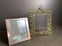 1 Cast Iron Picture Frame + 1 Other