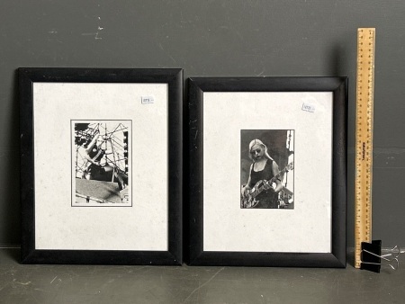 2 framed photos of grunge style icon D'Arcy Wretzky