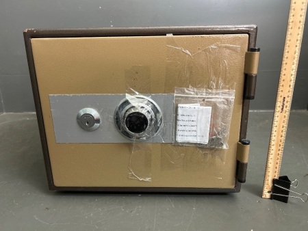 Steel Safe with Combination and Key Lock - Instructions and keys included 