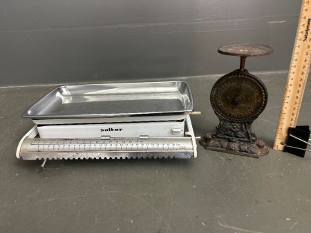 Salters Balance Scale + Salters Spring Scale