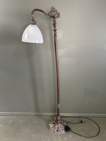 Bronze Look Alloy Floor Standing Lamp 