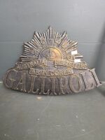 Cast Metal Gallipoli Plaque - 2