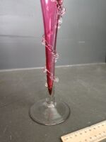  Beautiful and collectable Victorian Ruby / Epergne Vase - 3