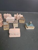 17 model houses / buildings from Tasmania by Ann Smedley and Moonpenny - 2