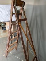 Welbilt wooden step ladder - 4