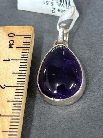 Sterling silver pendant with AMETHYST Gemstone