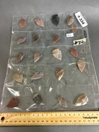 Selection of Flint Stone arrowheads