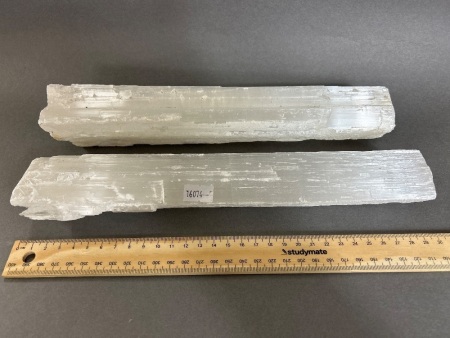 Two SELENITE Crystals from Morocco